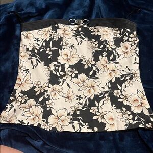 White House Black Market Black corset